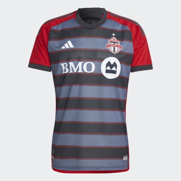 Maillot Domicile Authentique Toronto Fc 23/24 Gris Uni Adidas