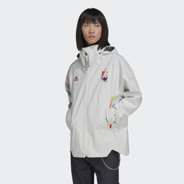 Veste Belgium Myshelter Blanc Adidas