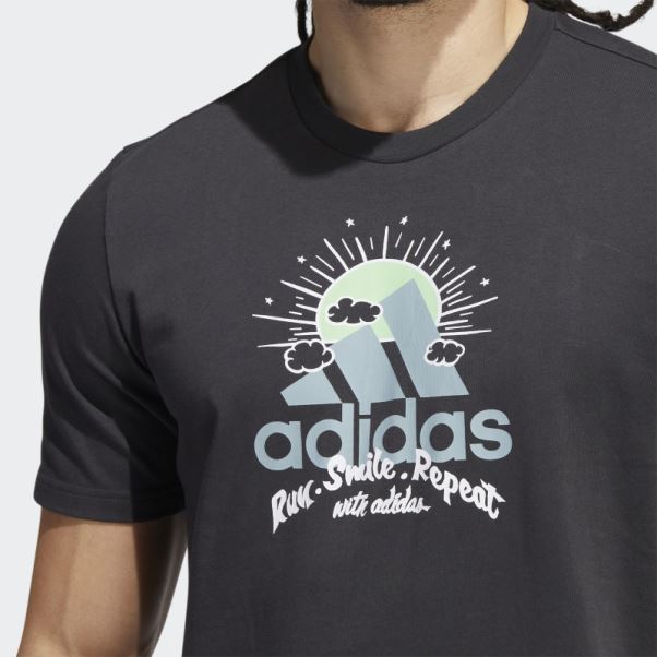 Monde De Carbone D'adidas T-shirt De Course Chaud