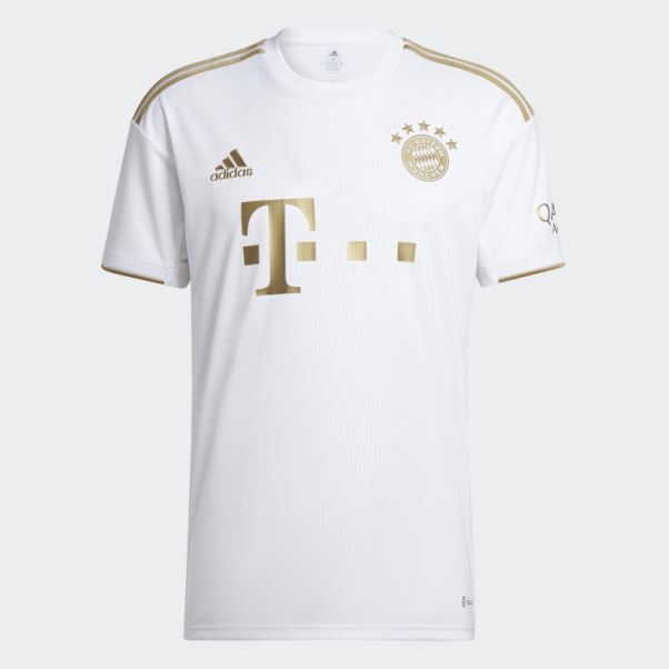 Maillot Domicile Fc Bayern 21/22 Adidas Blanc
