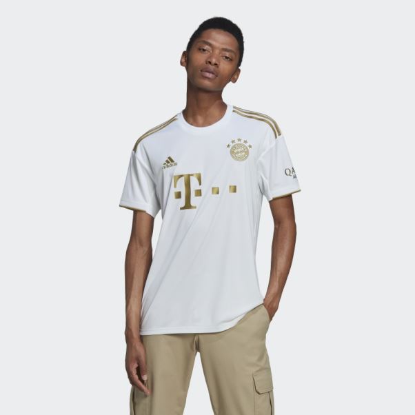 Maillot Domicile Fc Bayern 21/22 Adidas Blanc