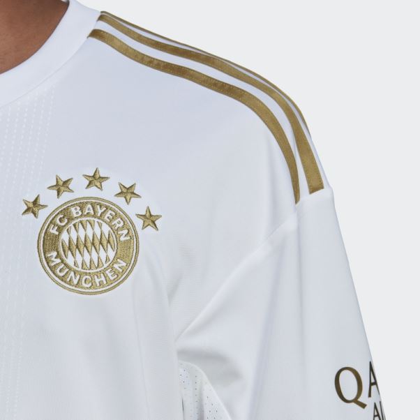 Maillot Domicile Fc Bayern 21/22 Adidas Blanc
