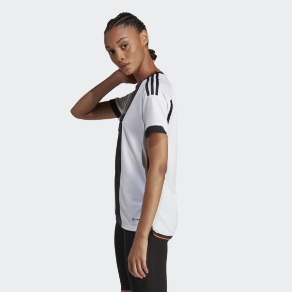Maillot Domicile Adidas Allemagne 22 Blanc