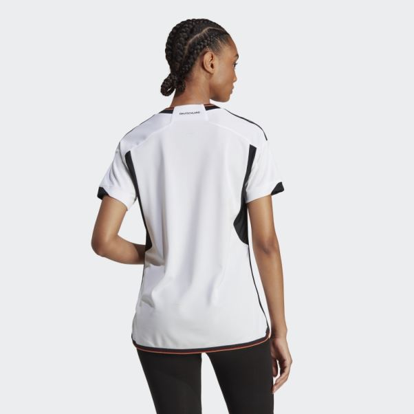 Maillot Domicile Adidas Allemagne 22 Blanc