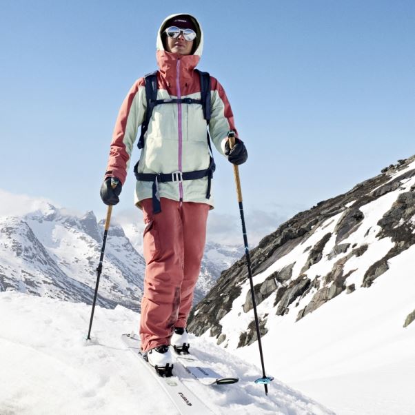 Pantalon De Survêtement De Neige En Nylon Post-consommation Terrex 3l Rouge Adidas