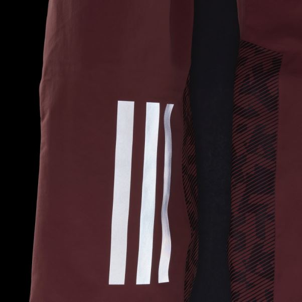 Pantalon De Snow Adidas Terrex 3 Couches En Nylon Post-consommation Rouge