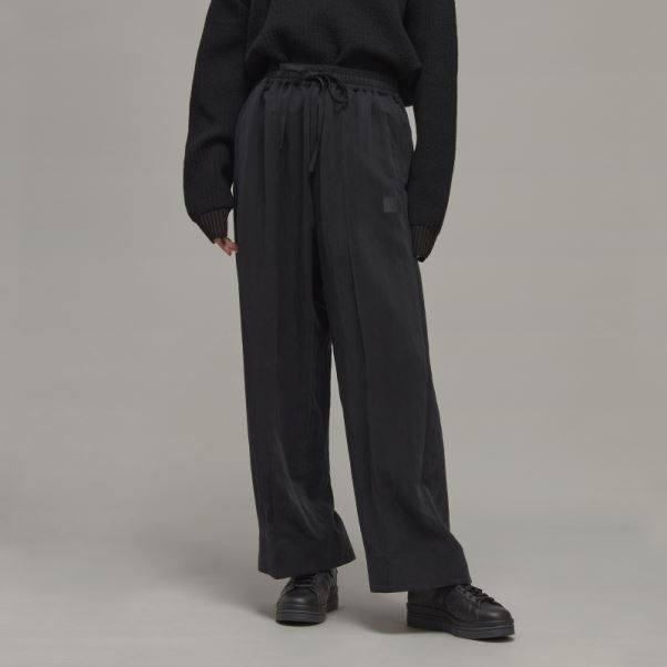 Y-3 Pantalon Large En Sergé Froissé Adidas
