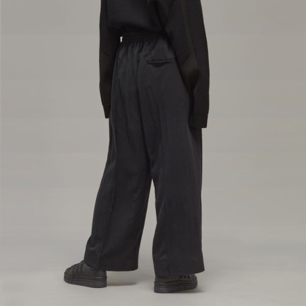 Y-3 Pantalon Large En Sergé Froissé Adidas
