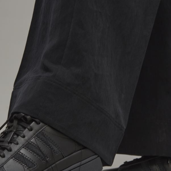 Y-3 Pantalon Large En Sergé Froissé Adidas