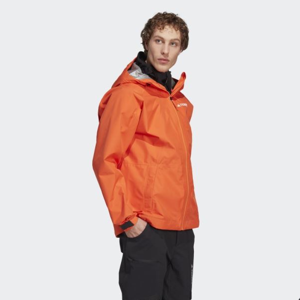 Veste De Pluie Adidas Orange Terrex Xperior Gore-tex Paclite