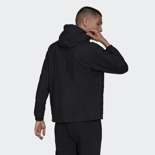 Coupe-vent Adicolor Shattered Trefoil Noir Adidas