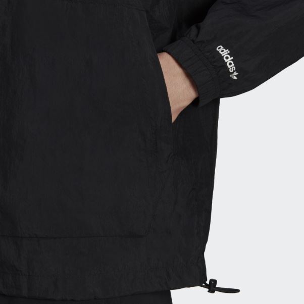 Coupe-vent Adicolor Shattered Trefoil Noir Adidas