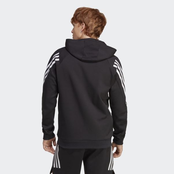 Future Icons Sweat à Capuche 3 Bandes Adidas Noir