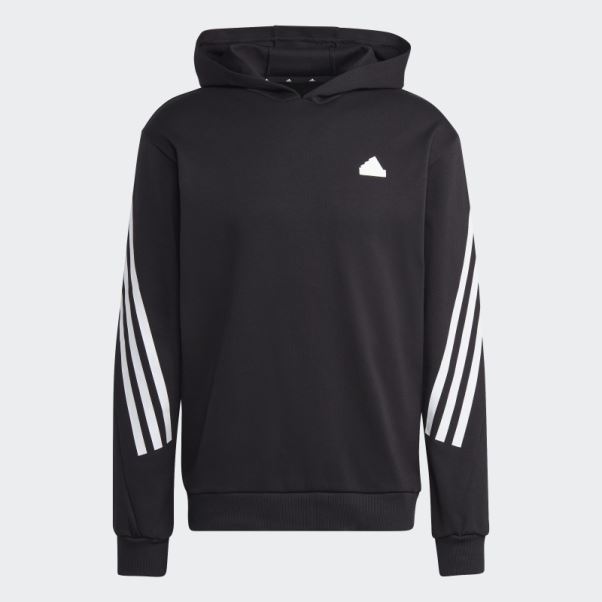 Future Icons Sweat à Capuche 3 Bandes Adidas Noir