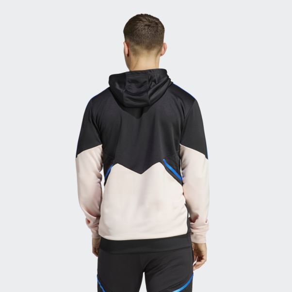 Manchester United Condivo 22 Sweat à Capuche Adidas Noir