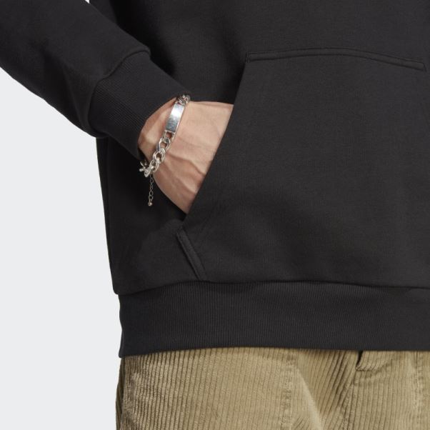 Sweat à Capuche Adidas Icone Paris City Originals Noir
