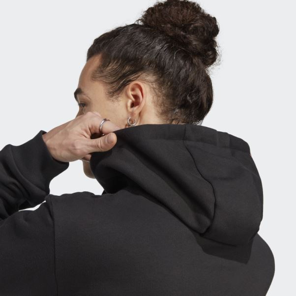 Sweat à Capuche Adidas Icone Paris City Originals Noir