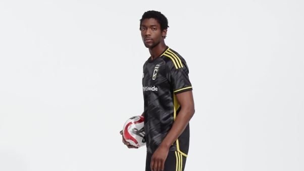 Maillot Adidas Columbus Crew 23/24 Extérieur Authentique Noir