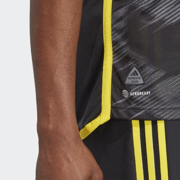 Maillot Adidas Columbus Crew 23/24 Extérieur Authentique Noir