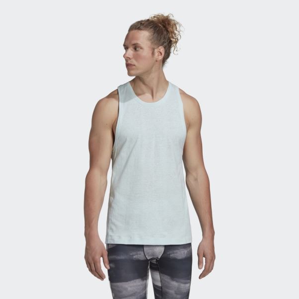 Adidas Yoga Training Débardeur Bleu