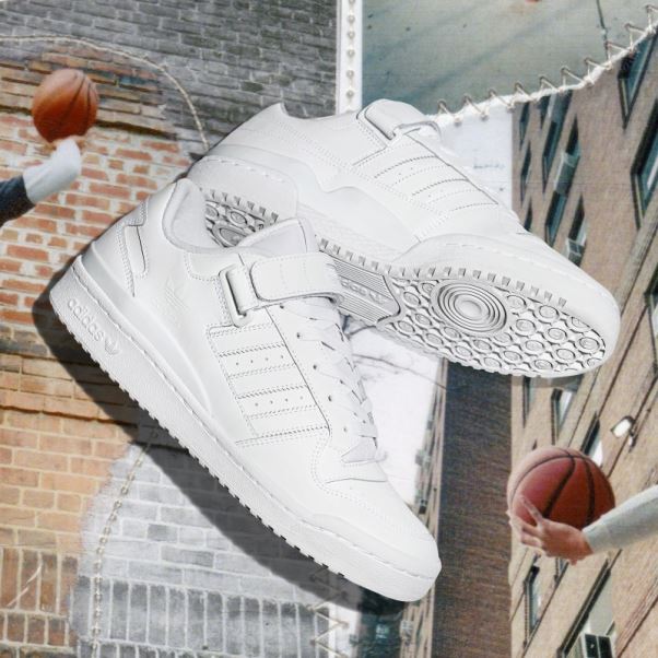 Forum Blanc Chaussures Basses Adidas