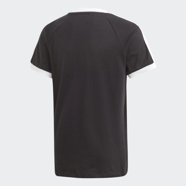 T-shirt Adidas Noir à 3 Bandes
