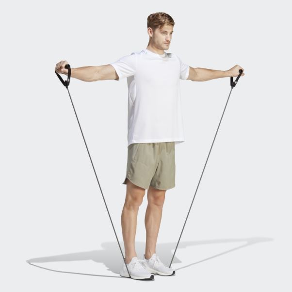 T-shirt Logo Base D'entraînement Adidas Blanc