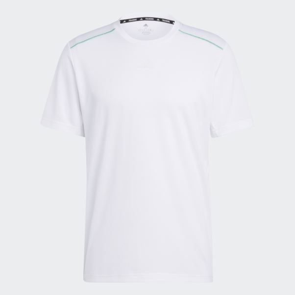 T-shirt Logo Base D'entraînement Adidas Blanc