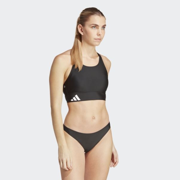 Bikini De Plage Noir à Logo Adidas