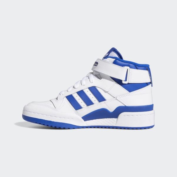 Adidas Forum Mid Chaussures Bleu Royal Mode