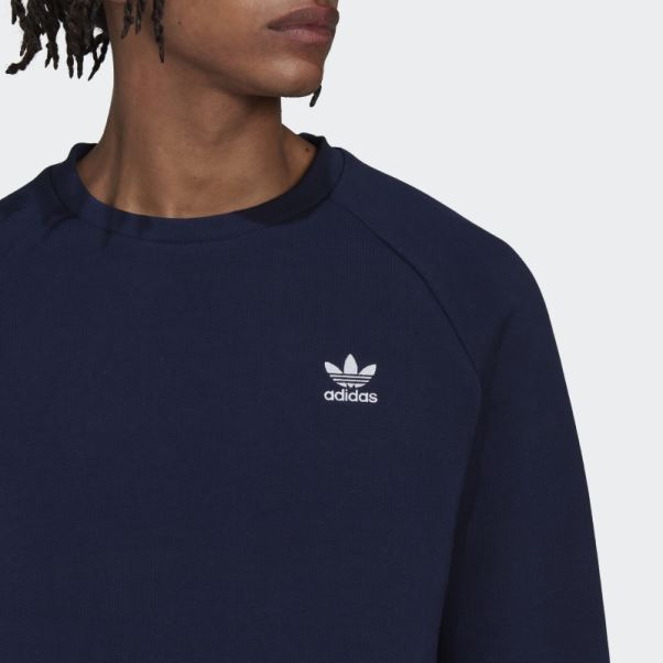 Sweat à Col Rond Trèfle Adicolor Essentials Night Indigo Adidas