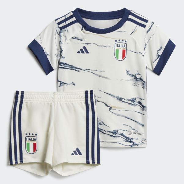 Kit Bébé Italie 23 Extérieur Adidas Blanc