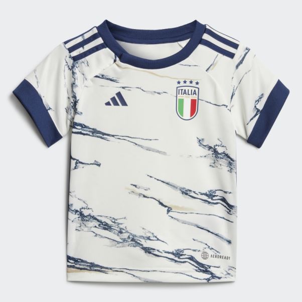 Kit Bébé Italie 23 Extérieur Adidas Blanc