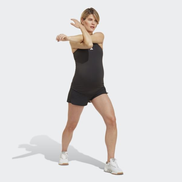 Débardeur Slim Fit Aeroready Train Essentials Noir (maternité) Adidas