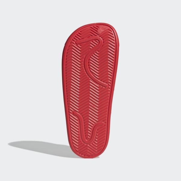 Adidas Sabots Adilette Rouges
