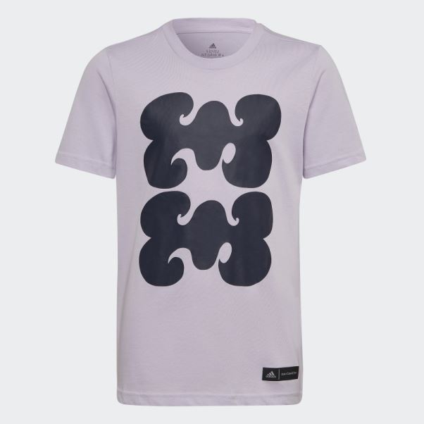 T-shirt Graphique Adidas Marimekko Teinte Violette