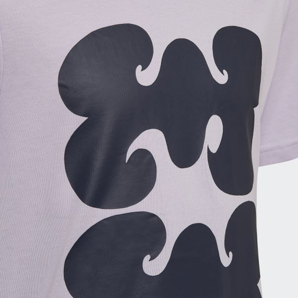 T-shirt Graphique Adidas Marimekko Teinte Violette