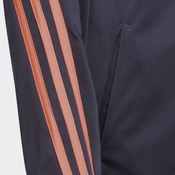 Survetement Polyester Aeroready 3 Bandes Bleu Marine Adidas