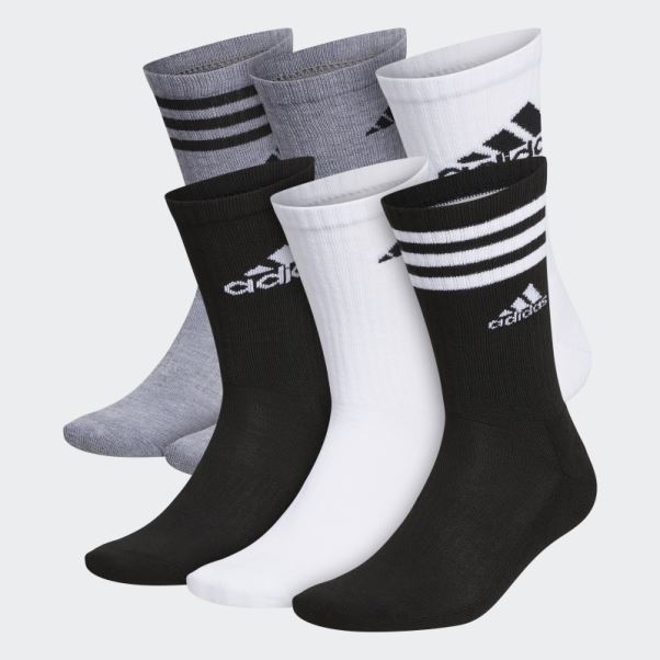 Chaussettes Mi-mollet Matelassées 6 Paires Adidas Blanc Fashion