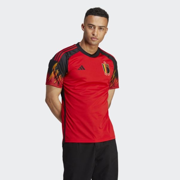 Maillot Adidas Belgique 22 Domicile Noir