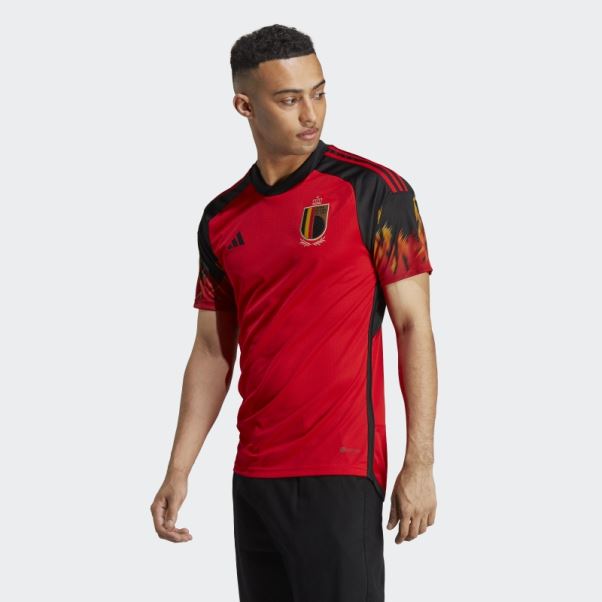 Maillot Adidas Belgique 22 Domicile Noir