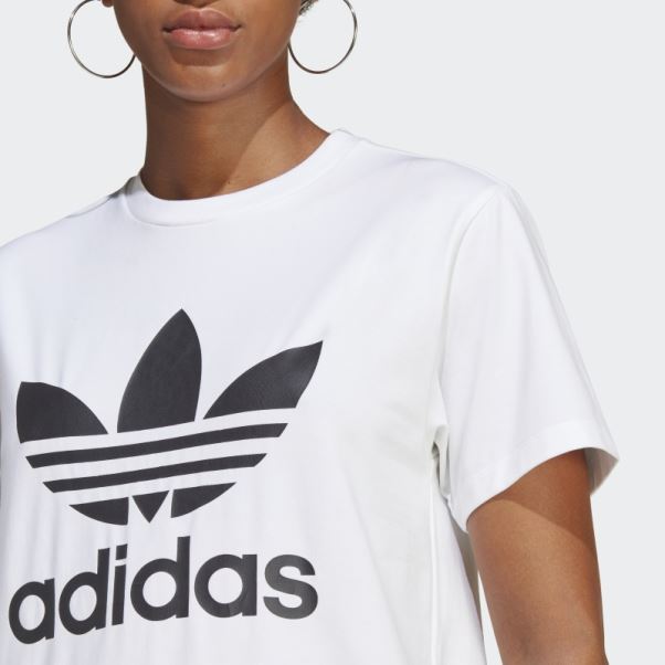 Tee Shirt Trèfle Adidas Adicolor Classics Blanc