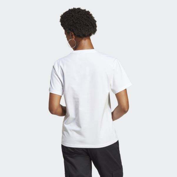 Tee Shirt Adicolor Classics Trèfle Blanc Adidas