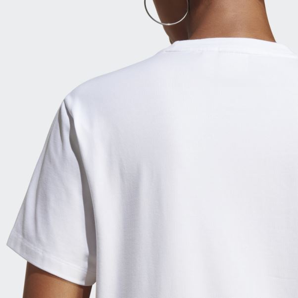 Tee Shirt Adicolor Classics Trèfle Blanc Adidas