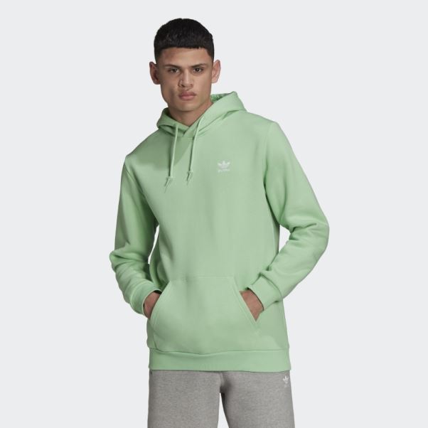 Sweat à Capuche Adicolor Essentials Trèfle Adidas Glory Menthe