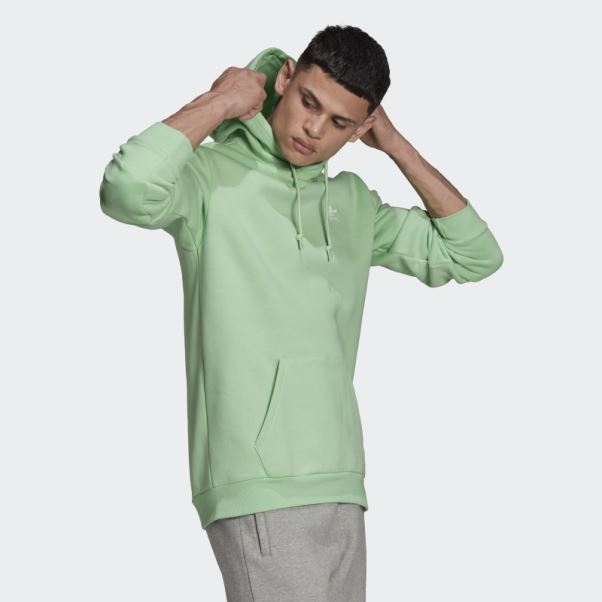 Sweat à Capuche Adicolor Essentials Trèfle Adidas Glory Menthe