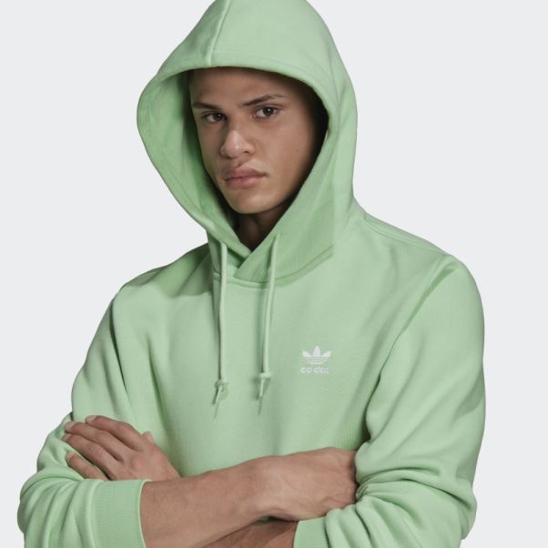 Sweat à Capuche Adicolor Essentials Trèfle Adidas Glory Menthe
