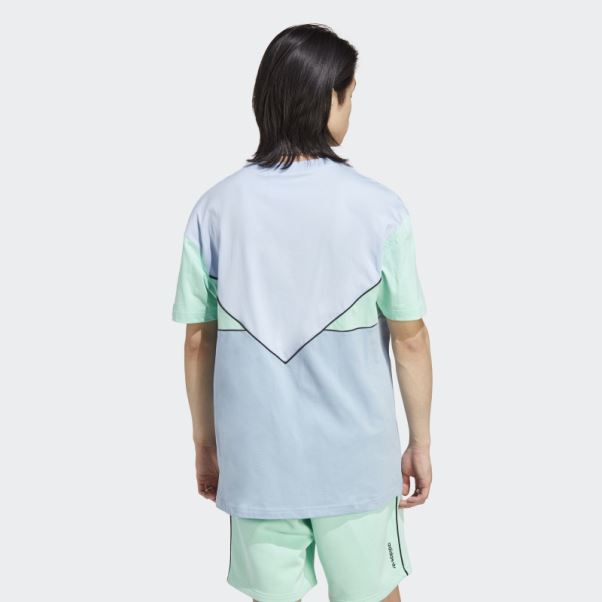 Adidas Adicolor Season Archive Tee Bleu Aube