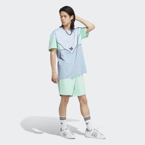 Adidas Adicolor Season Archive Tee Bleu Aube