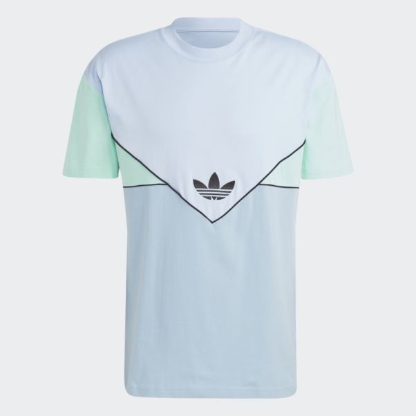 Adidas Adicolor Season Archive Tee Bleu Aube